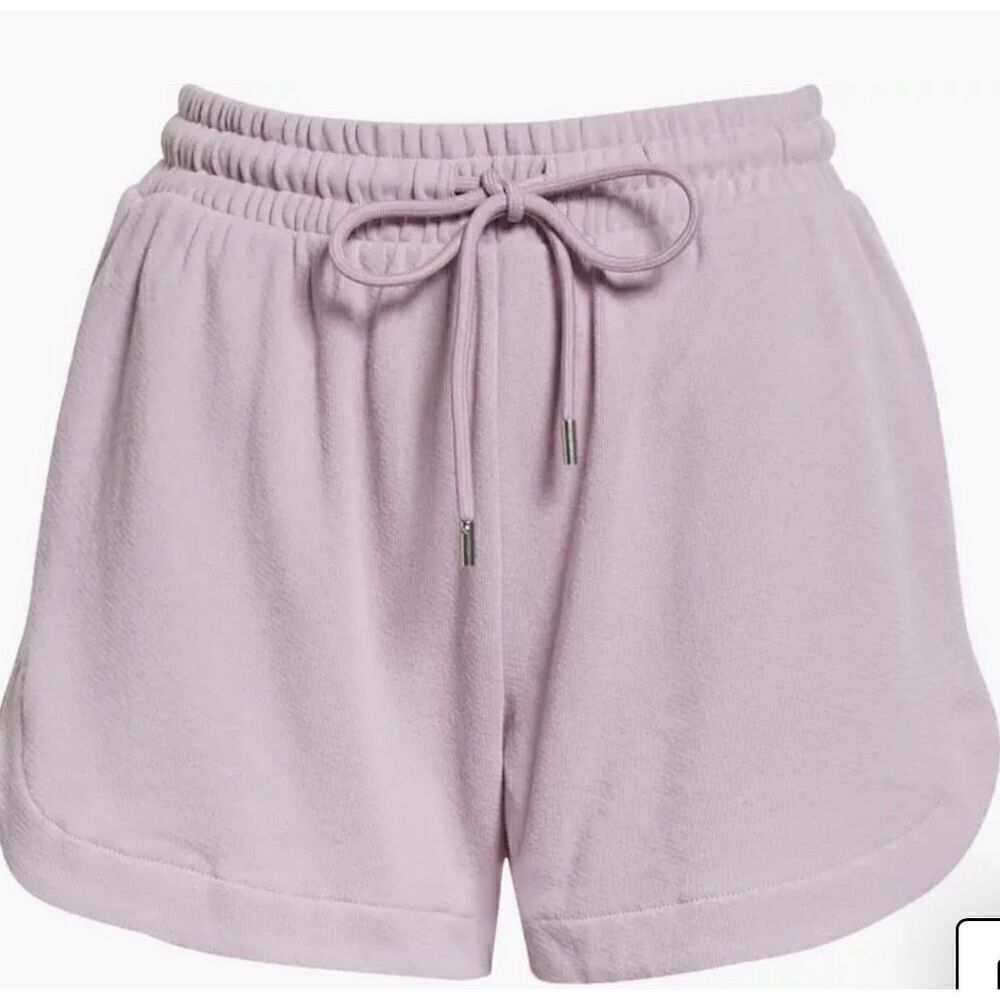 ATM Anthony Thomas Melillo French Terry Shorts in Lavender NWT Size Medium